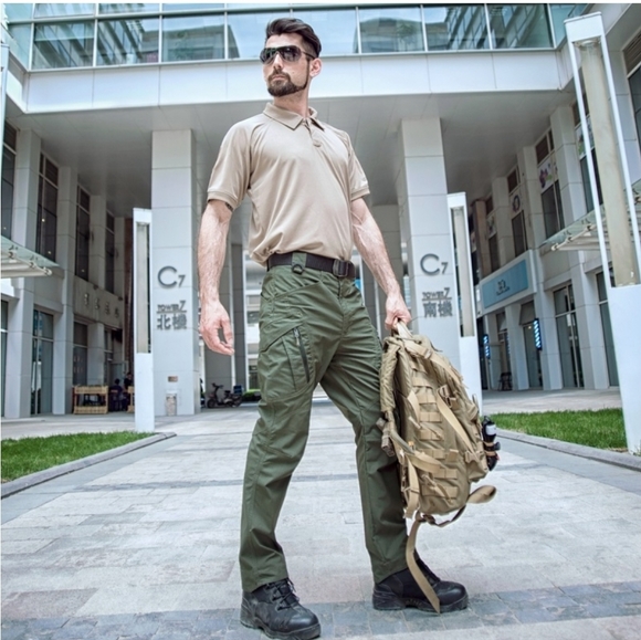 Cargo pants pantalon camping hunting work travail chase [20% cotton/80% polyest] - Picture 6 of 6